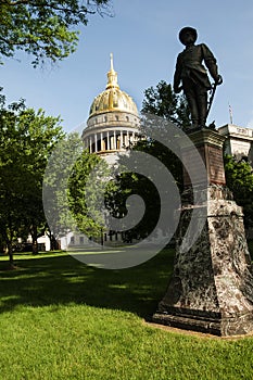 Statehouse of West Virginia in Charleston West Virginia USA