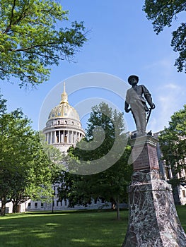 Statehouse of West Virginia in Charleston West Virginia USA