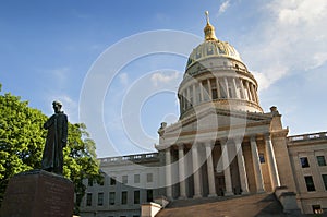 Statehouse of West Virginia in Charleston West Virginia USA