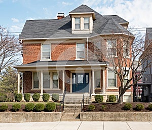 Stately Urban Red Brick House