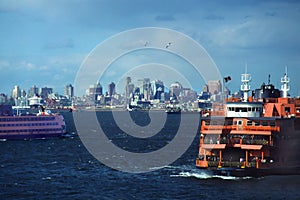 Staten Island Ferries New York USA photo