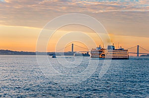 Staten Island Ferry at Dawn photo