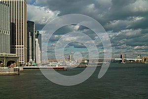 Staten Island Ferry View of New Yorks East River