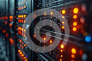 Stateoftheart server room with advanced technology for secure and efficient data processing