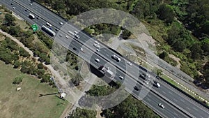 Static Aerial of Australian Freeway