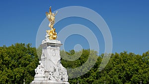 Static shot of the Victoria Memorial