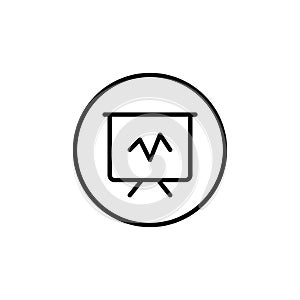 Statics icon Thin vector set