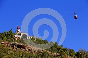 Station and cabins of the cable car in zacatecas mexico I