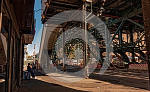 Station in Harlem, NYC