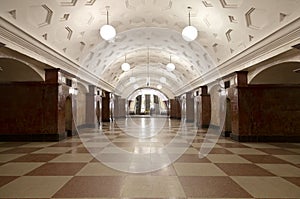 Station of the Moscow metro station