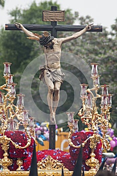 Christ of the brotherhood of san Bernardo, Holy Week in Seville photo
