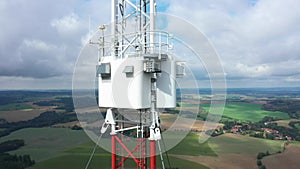 Station science atmospheric research drone aerial weather meteorology international sunshine pyranometer, wind direction