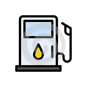 Station vector thin line icon