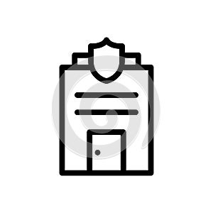 Station vector thin line icon