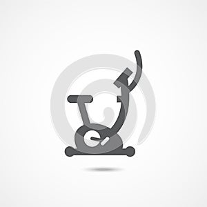 Stationary bicycle icon