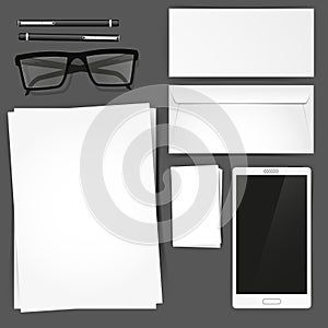 Stationary Set Mockup