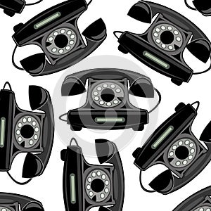 Stationary telephone pattern