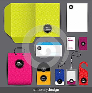 Stationery design set