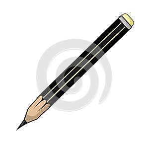 The is Stationery graphic pencil. vector illustration