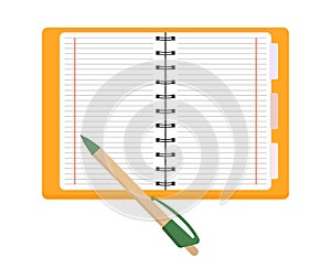 Stationery School Education Lined notebook Pen