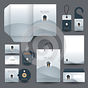 Stationery set design.