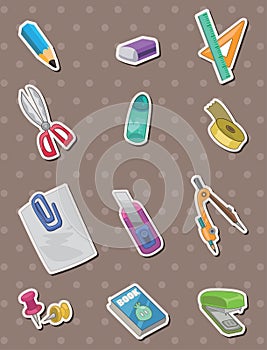 Stationery stickers