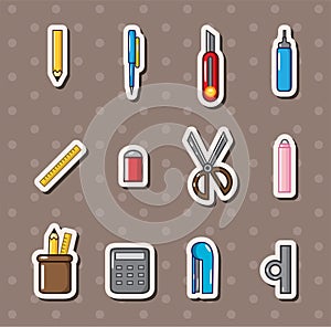 Stationery stickers