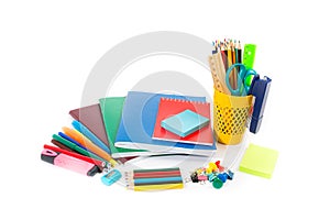 Stationery on white