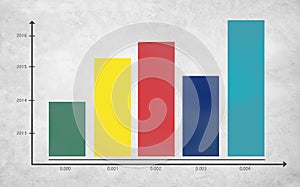 Statistic Bar Graph Information Data Base Concept
