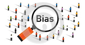 Statistical bias statistics data collection result analysis subjective judgement biased survey photo