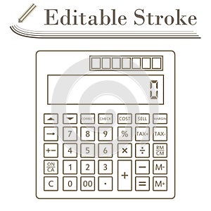 Statistical Calculator Icon