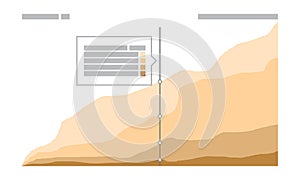 Statistical and Data analysis for business infographic template diagram statistics bars, line graphs and charts finance