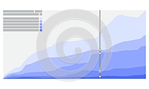 Statistical and Data analysis for business infographic template diagram statistics bars, line graphs and charts finance