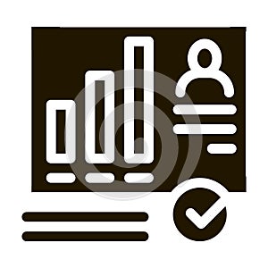 Statistician Assistant Man Icon Vector