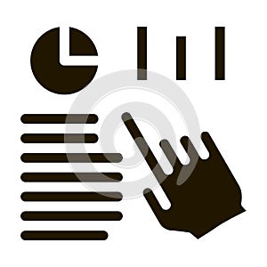 Statistician File Research Icon Vector