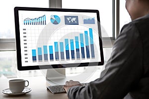 Statistics Analysis Business Data Diagram Growth Increase Market