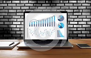 Statistics Analysis Business Data Diagram Growth Increase Market