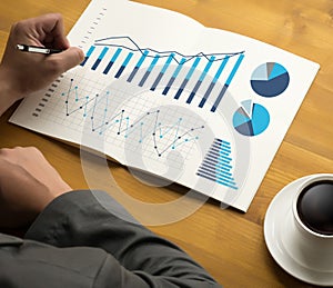 Statistics Analysis Business Data Diagram Growth Increase Market