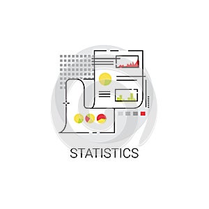 Statistics Analysis Concept Finance Diagram Data Icon