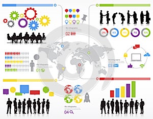 Statistics Business People Team Teamwork Global Concept