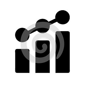 Statistics icon vector