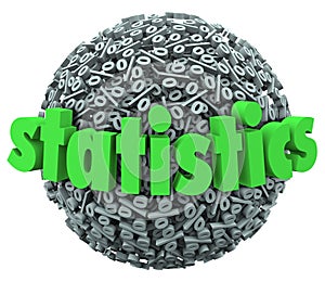 Statistics Word Percentage Sign Sphere Ball Stats