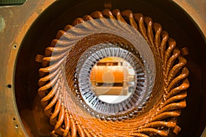 Stator of a big electric motor