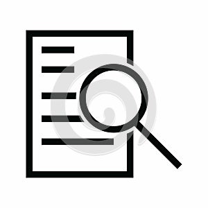 Stats Document icon vector