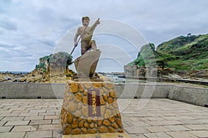 Statu in piece island, keelung, taiwan Taiwan photo