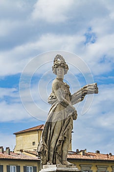 Statua della Estate at Ponte Santa Trinita in Florence