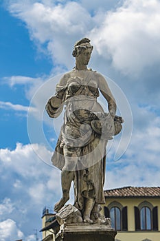 Statua della Primavera at Ponte Santa Trinita in Florence