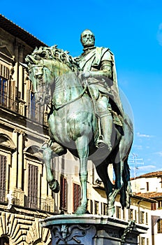 Statua equestre di Cosimo in Florence