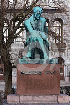 Statue of Aleksis Kivi
