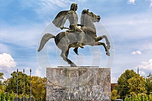 Statue of Alexander the Great in Thessaloniki